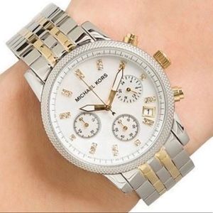 ✅SOLD Michael Kors two tone watch